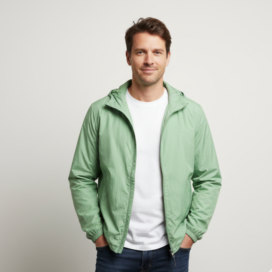 Antonio |  chaqueta ligera de hombre abrigo casual exterior cómodo